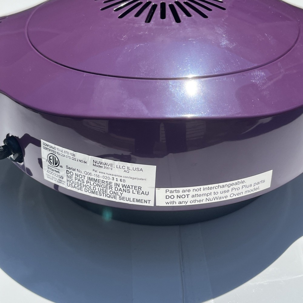 NuWave Pro Plus Infrared Oven Model 20619 Replacement New
