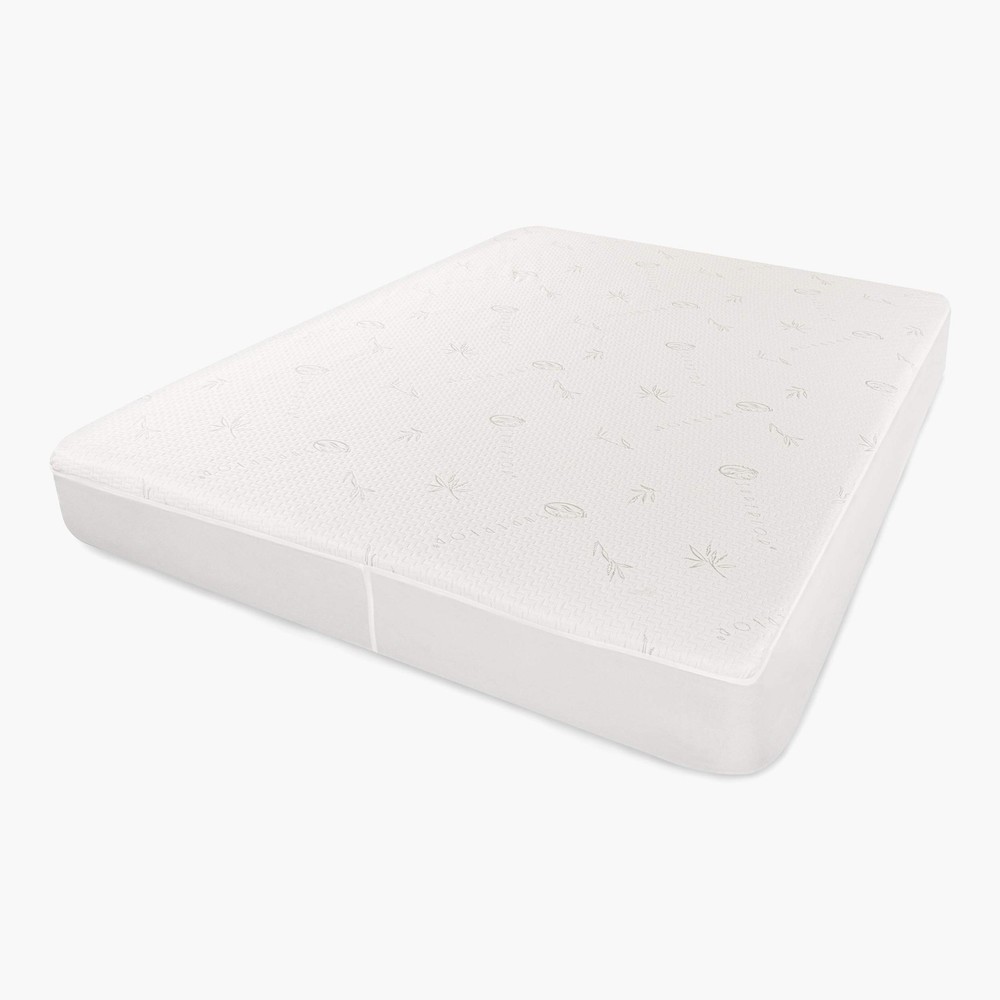 Waterproof Mattress Protector, White, Twin