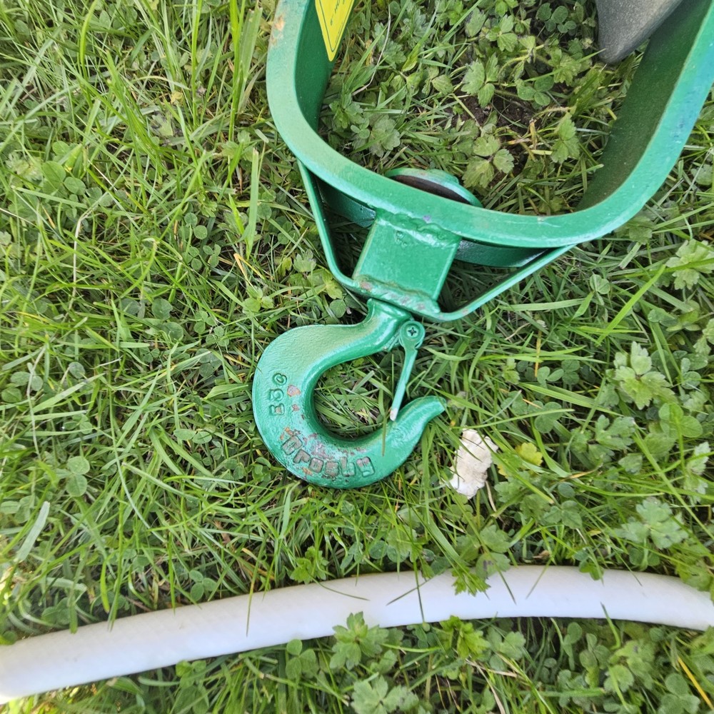 Greenlee 650 Cable Puller Sheave Hook - 6 inch never used