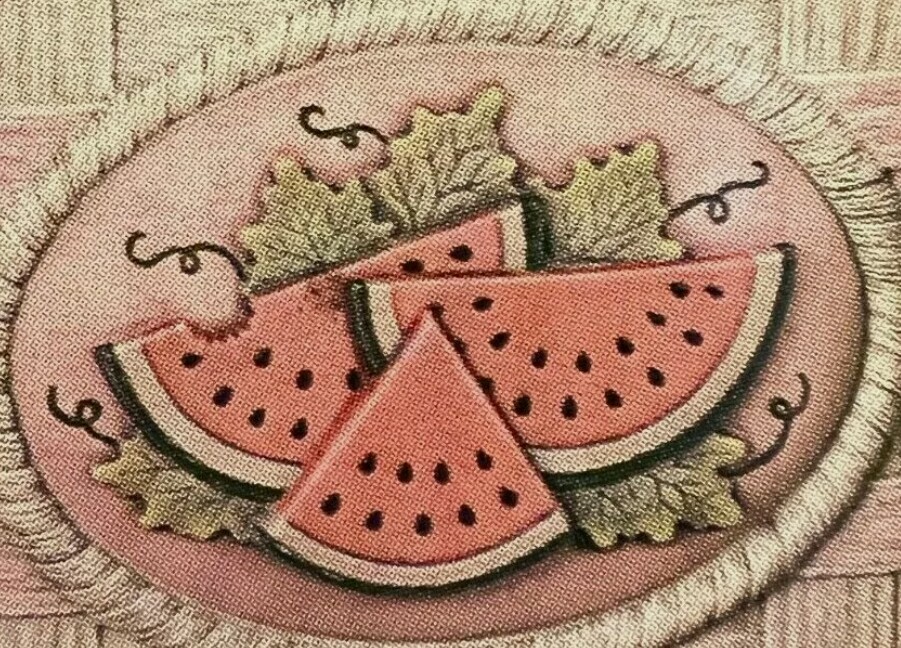 Ceramic Bisque~~ Ready to Paint~~ Watermelon insert ~FREE SHIPPING in USA
