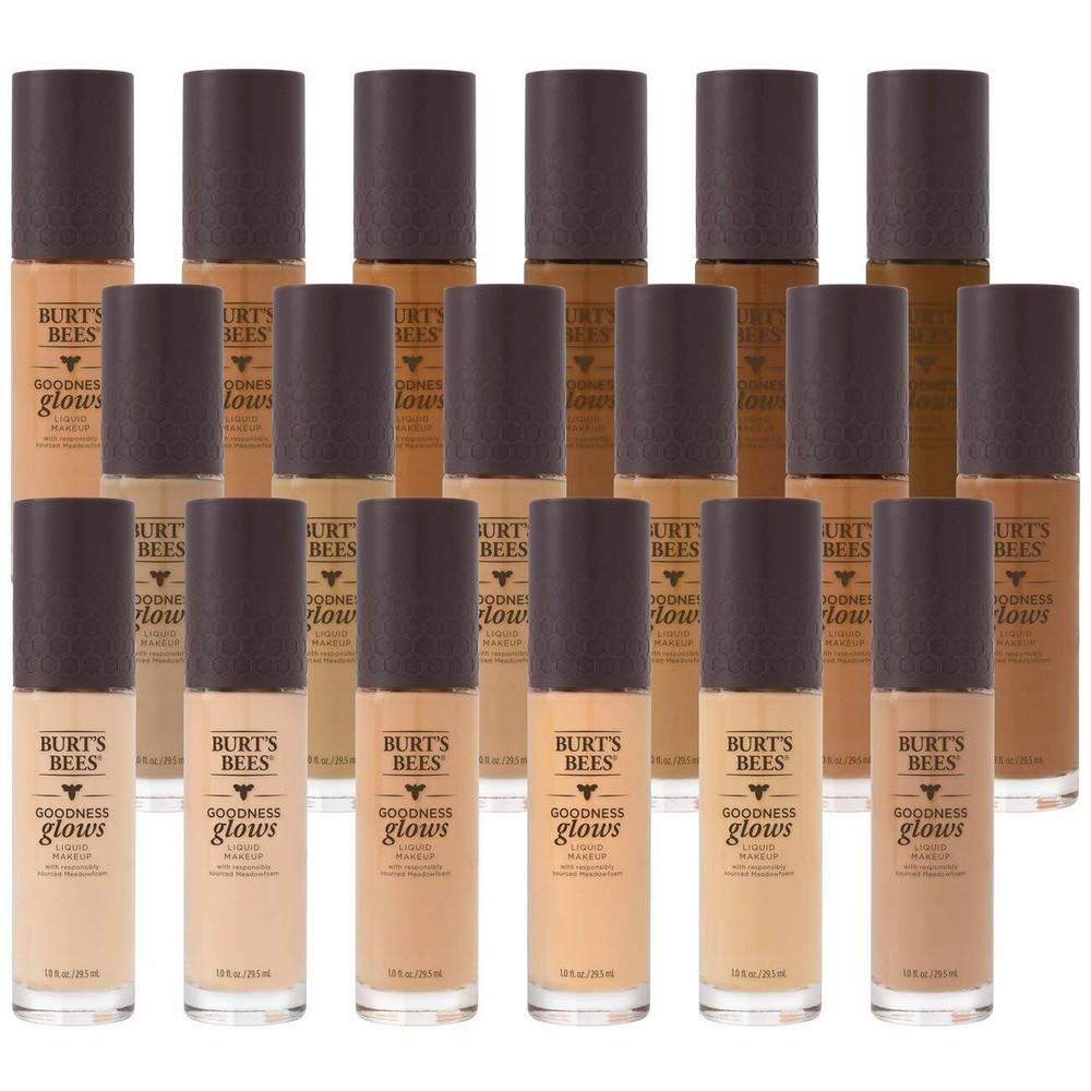 Burt's Bees Goodness Glows Liquid Foundation ~ Choose Your Shade