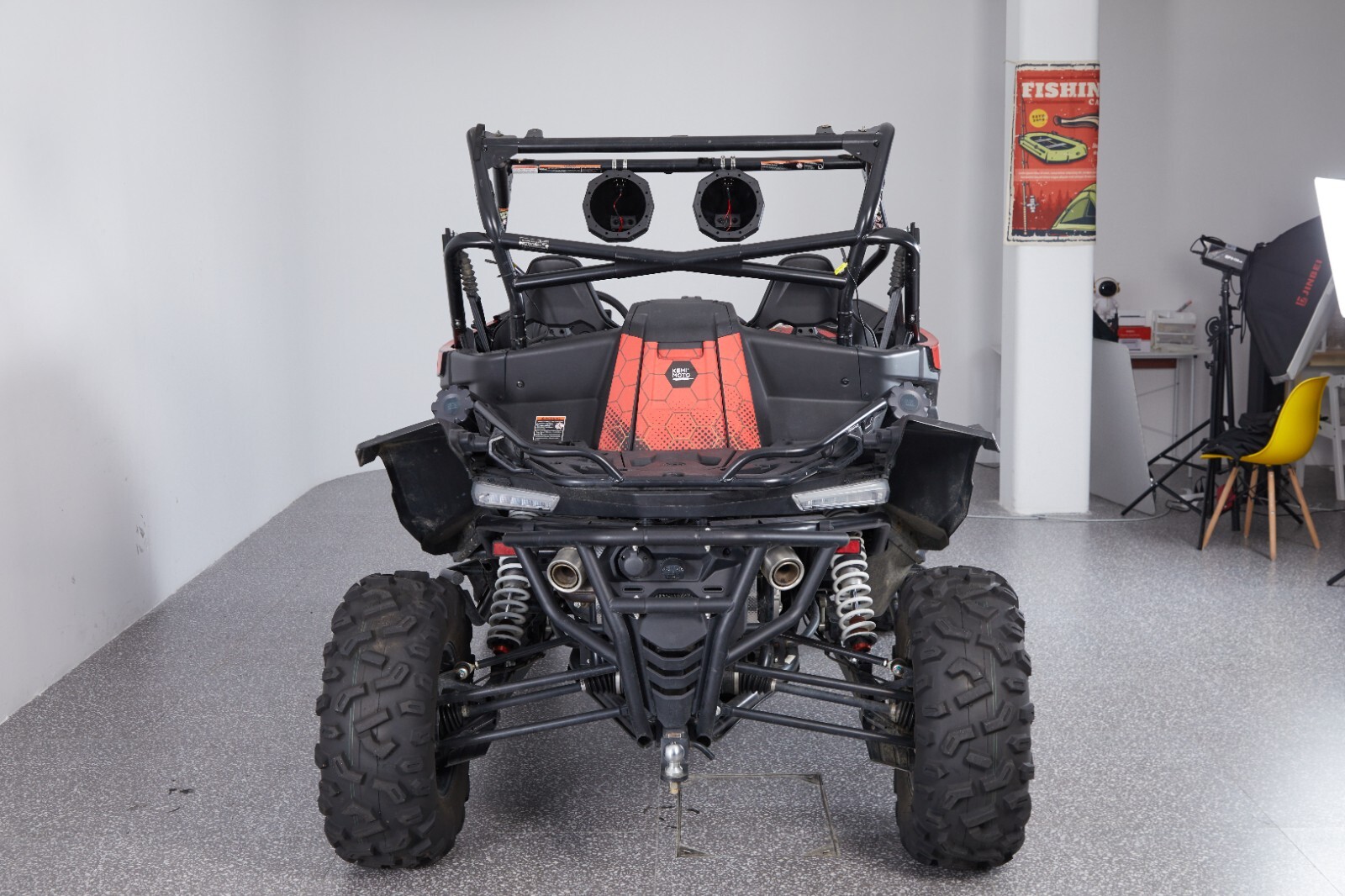 A Pairs Upgraded 8" Speaker Pod Enclosure UTV 8-Inch Speaker Cage Pods