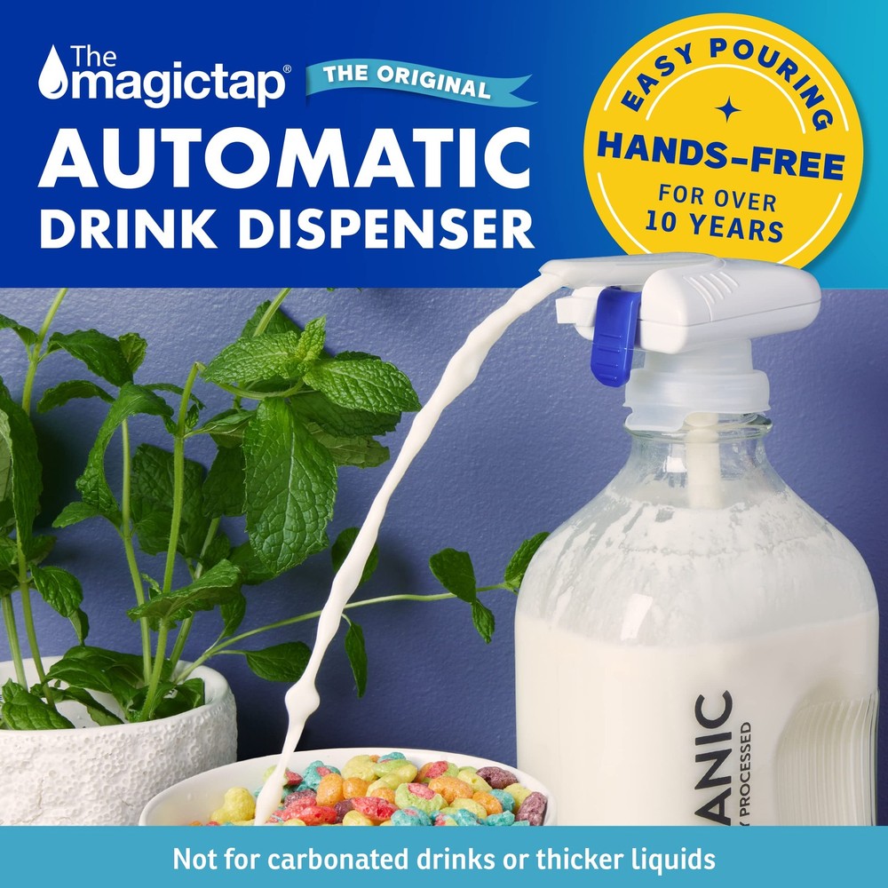 Automatic Drink Dispenser - Hands-Free Beverage Dispenser for Fridge - Perfec...