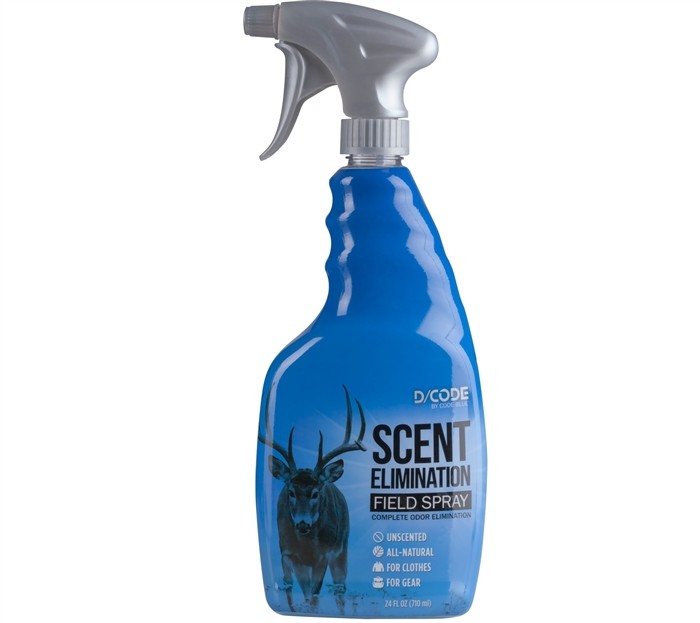 Code Blue D/Code 24oz Unscented Field Spray Complete Odor Eliminator #OA1307
