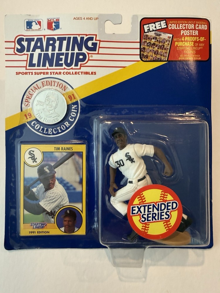 💥⚾️ 1991 TIM RAINES Chicago White Sox Starting Lineup ⚾️💥