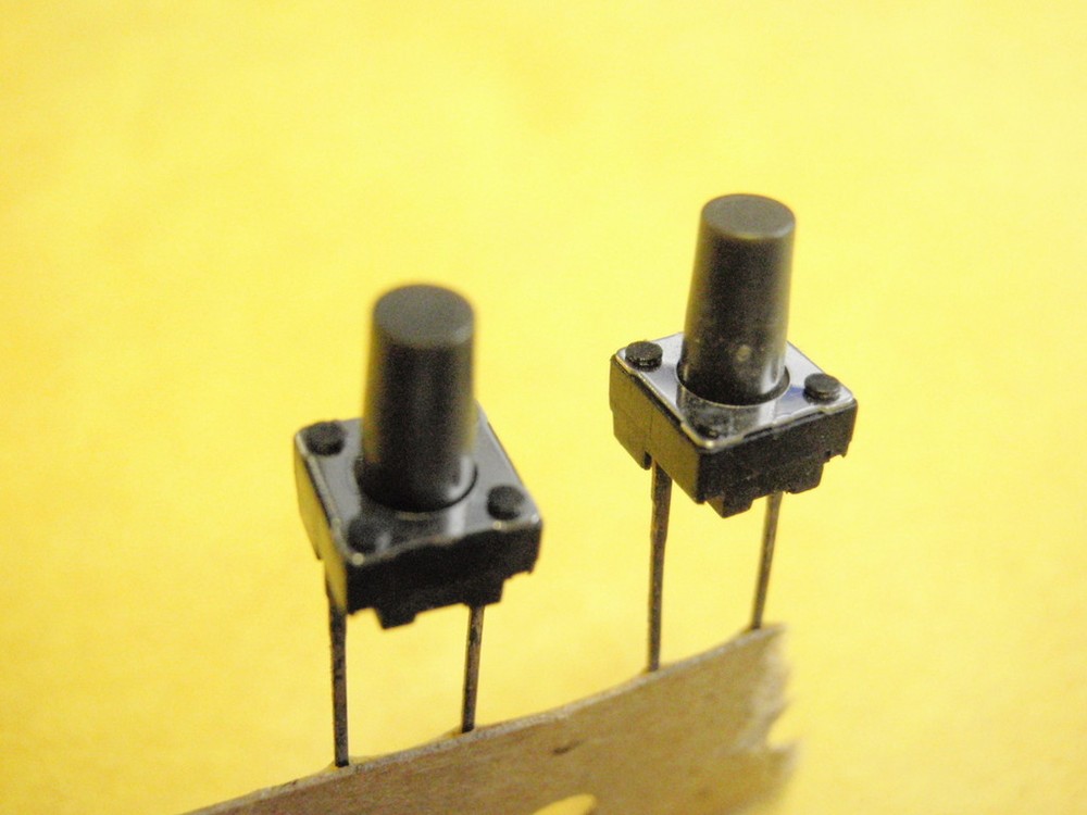 SPECIAL MICRO PUSHBUTTON with Extra Long PIN 6 Pieces 18865