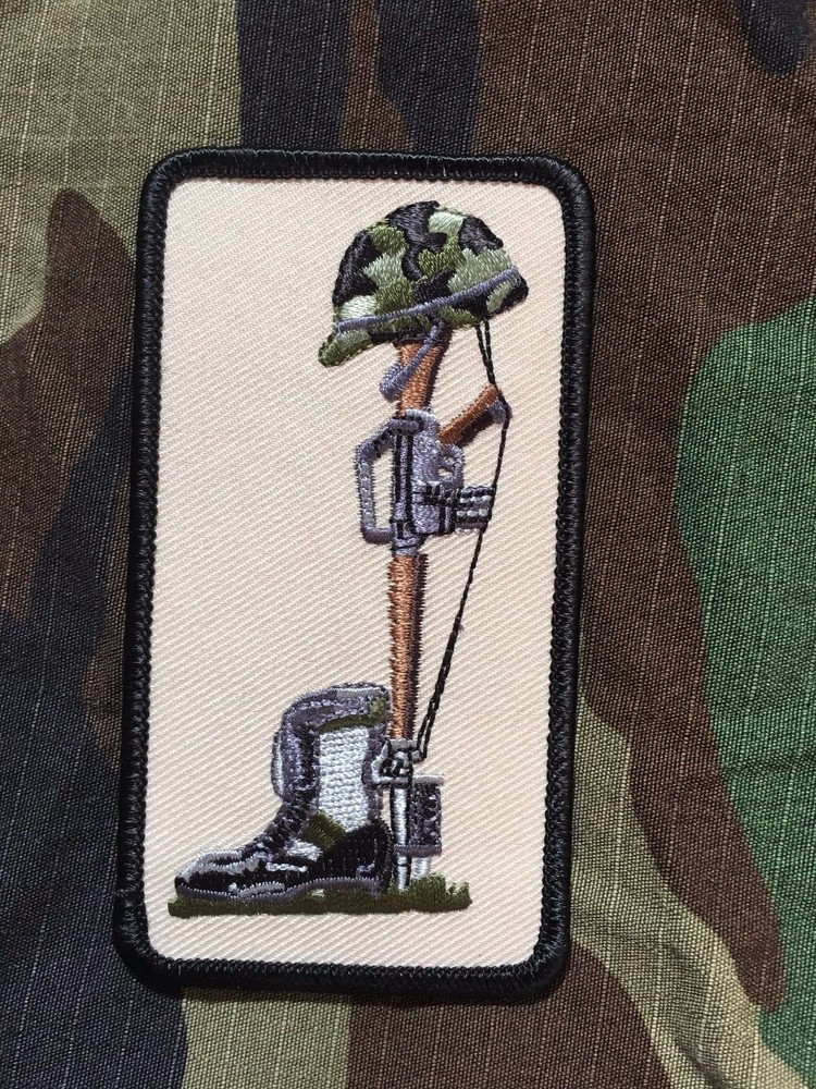 Fallen Troops Memorial Military Patch