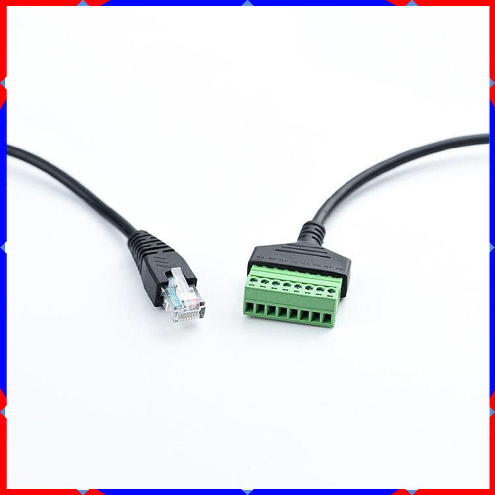 RJ45 revolution terminal 8-core extension Network cable adapter can be fixed