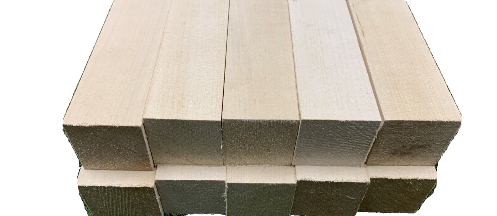 10 Pcs, Basswood  2.5x 2.5x 8 Turning/Carving Wood Blocks- Free US Shipping