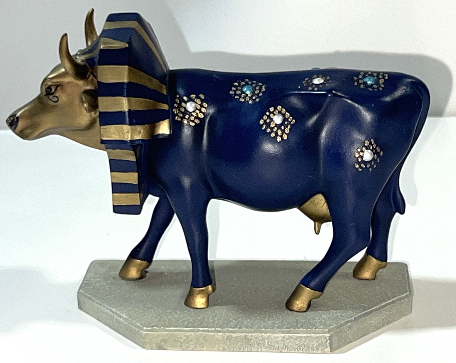 VTG 2000 Cow Parade 9126 Tutancowmon 21371 Westland Egyptian King Tut Figure
