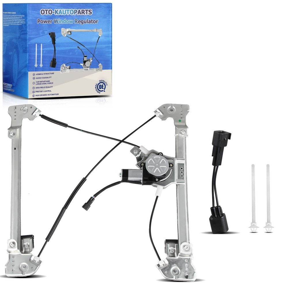 OTO-K Front Left Driver Side Power Window Regulator with Motor Assembly Compa...