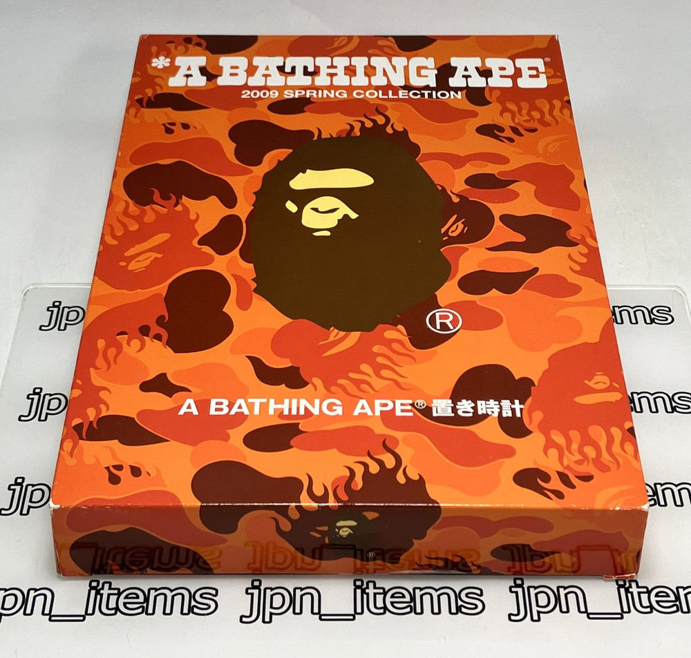 Table Clock A Bathing APE 2009 Spring Collection Open Box Unused
