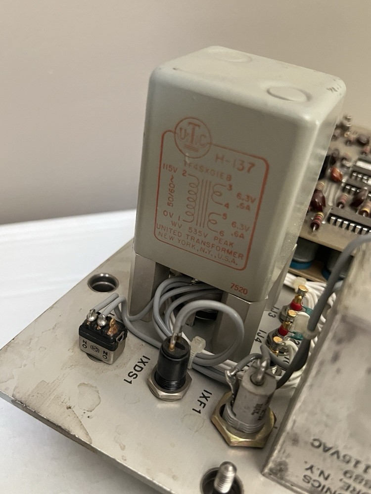 Vintage Radar Range Calibrator Test Set Model 210D Face Plate Part