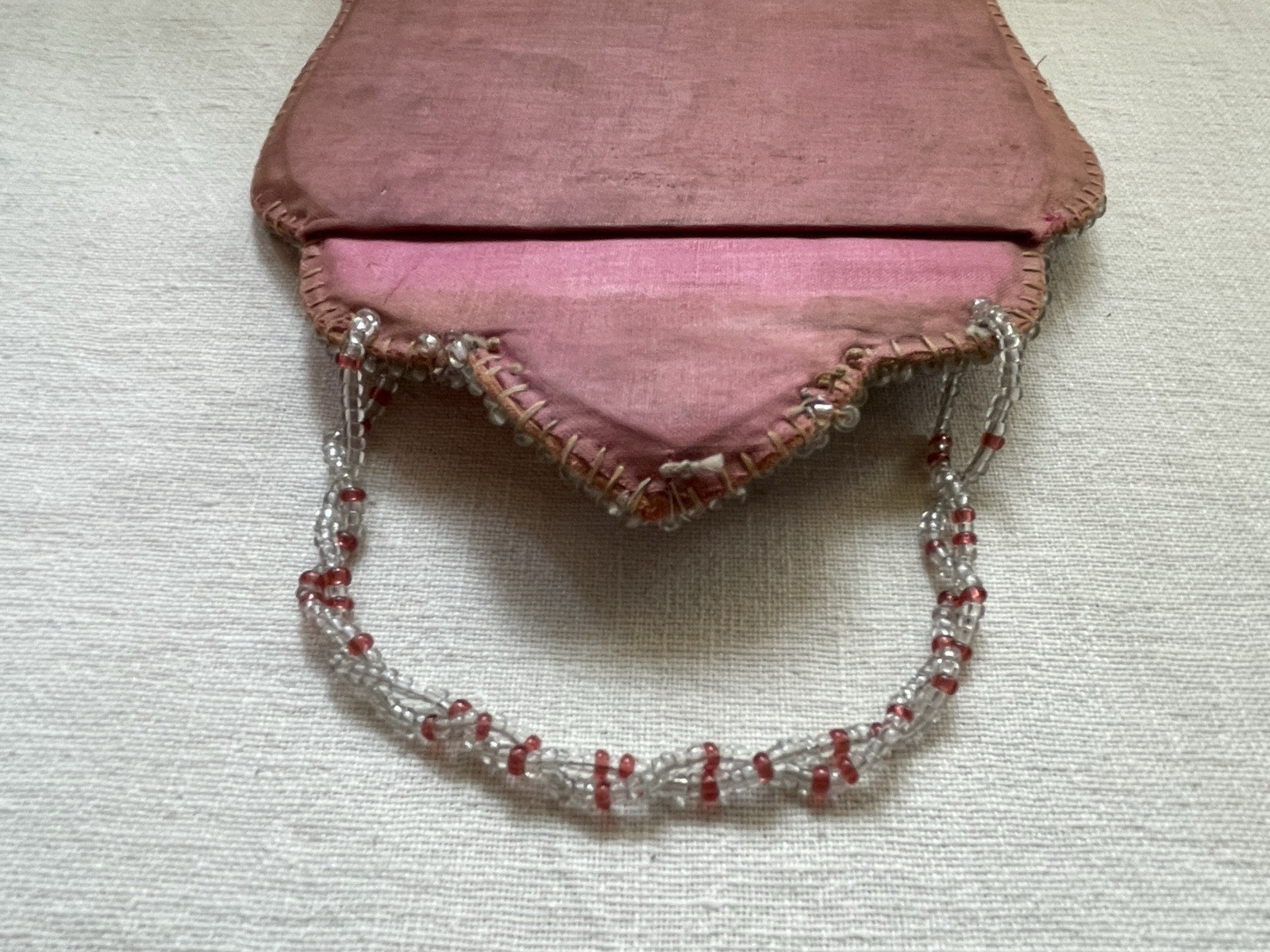 Antique 1906 Native American Beaded Picture Frame