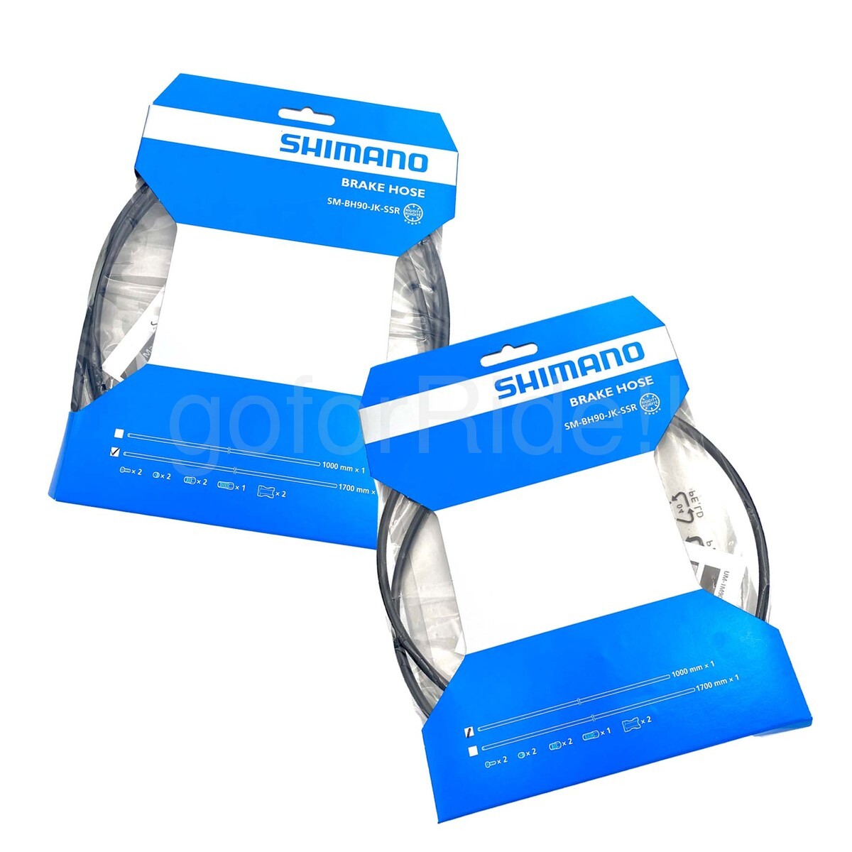 SHIMANO SM-BH90-JK-SSR Dura-Ace Ultegra 105 Disc Brake Hose Set, 1000mm+1700mm