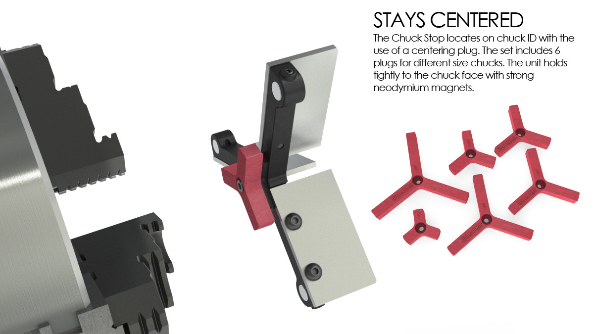 Lathe Chuck Stop Spider by Edge Technology #30