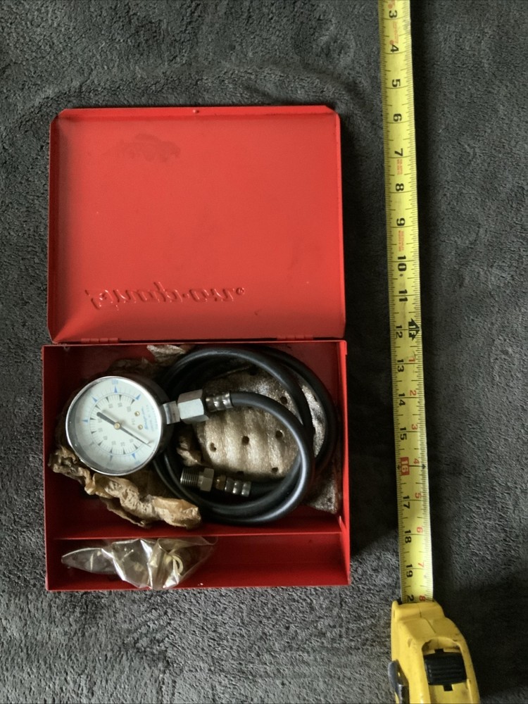 Snap On Kilopascal Compression Tester In Metal Case..,.see Pics…