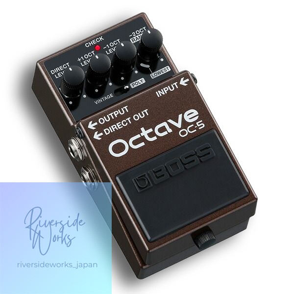 BOSS OC-5 Octave + AC Adapter PSA-100S2 Set