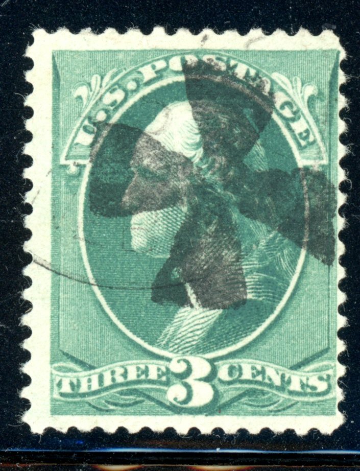 FANCY CANCEL: "MALTESE CROSS" ON 3-CENT BANKNOTE