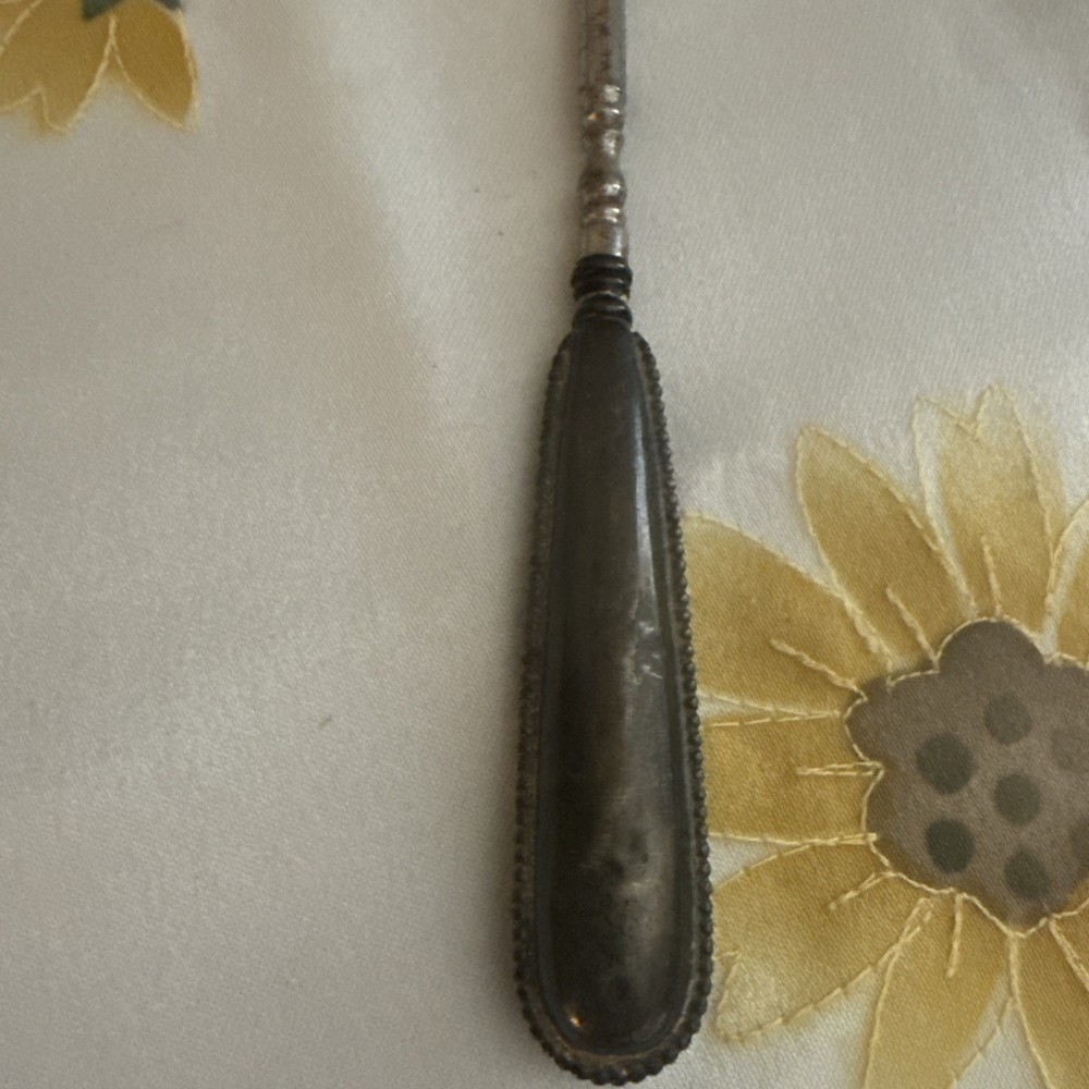 Vintage 6.75” Sterling Button Hook