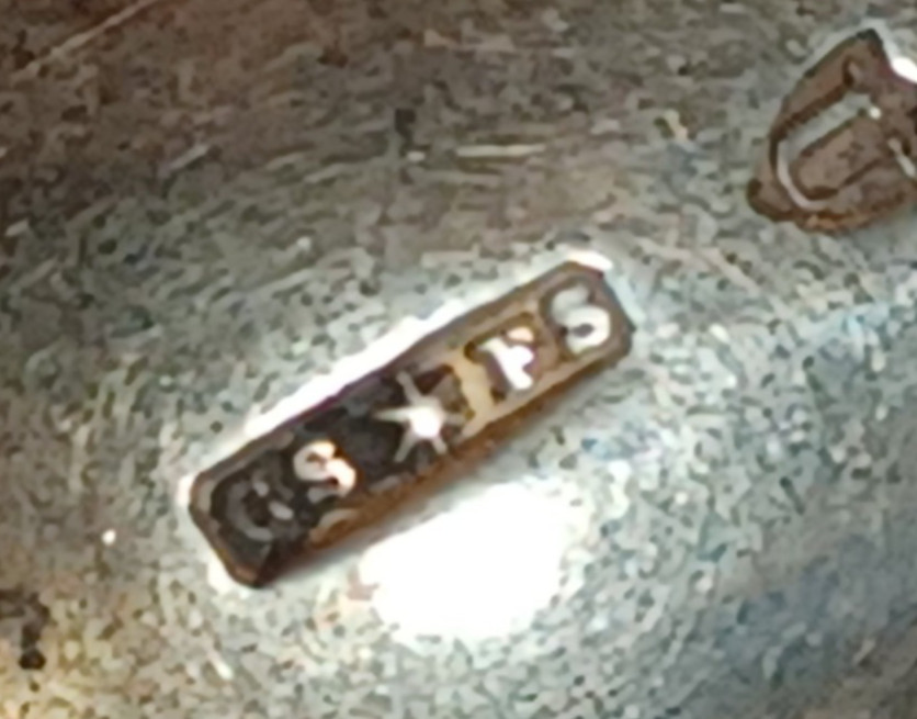 Vtg Scott Monument Edinburgh Saunders & Shepherd Sterling Spoon Brooch Pin