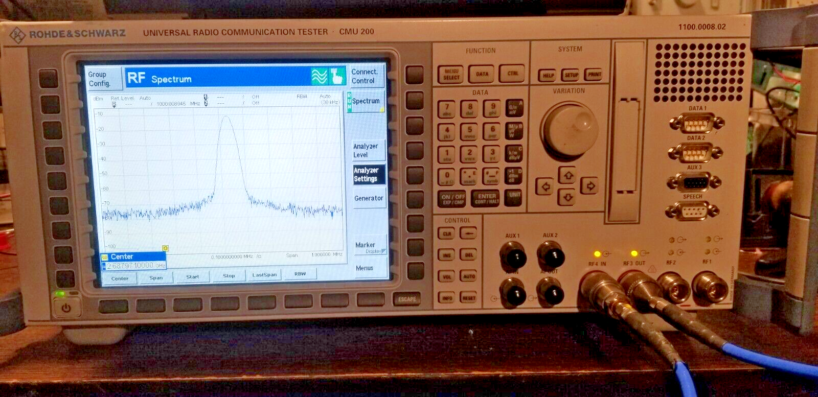 Universal Radio Communication Tester R&S CMU200 TESTED! Bluetooth 2.6 GHz BW SPA