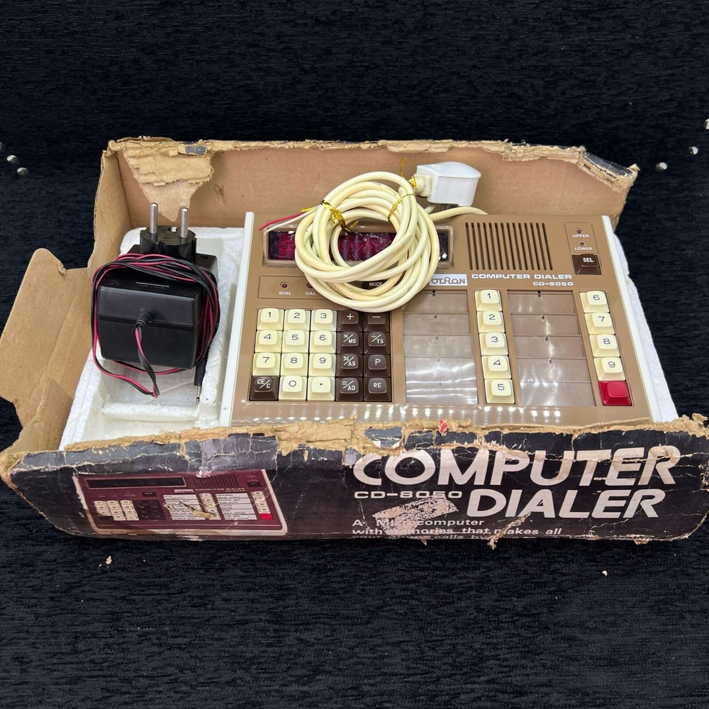 Vintage Computer Dialer Memory Calculator Otron Olympos Electronic No.Cd-8050