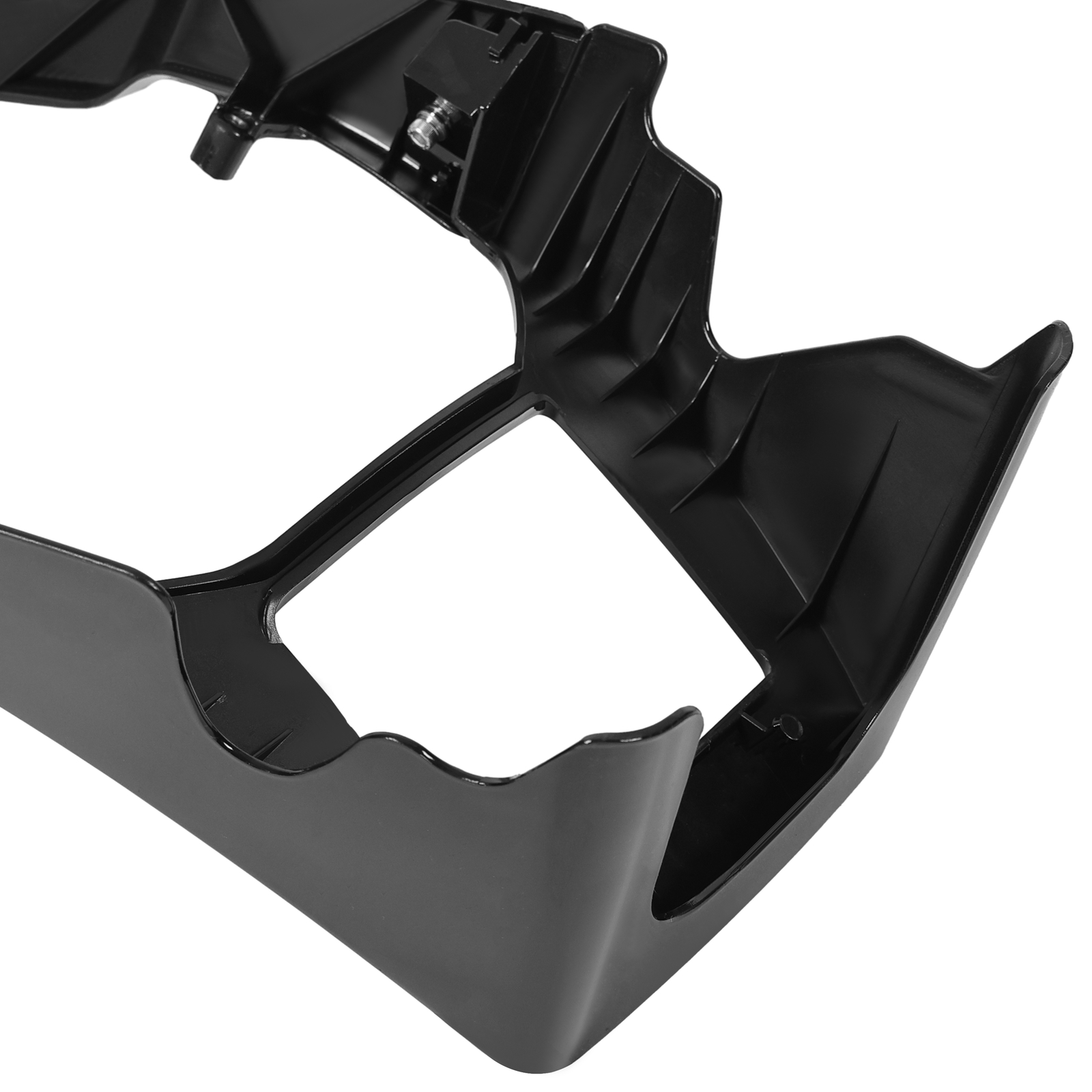 Vivid Black Fairing Chin Spoilers Cover For Harley Road Glide FLTRX FLTRXS 17-23