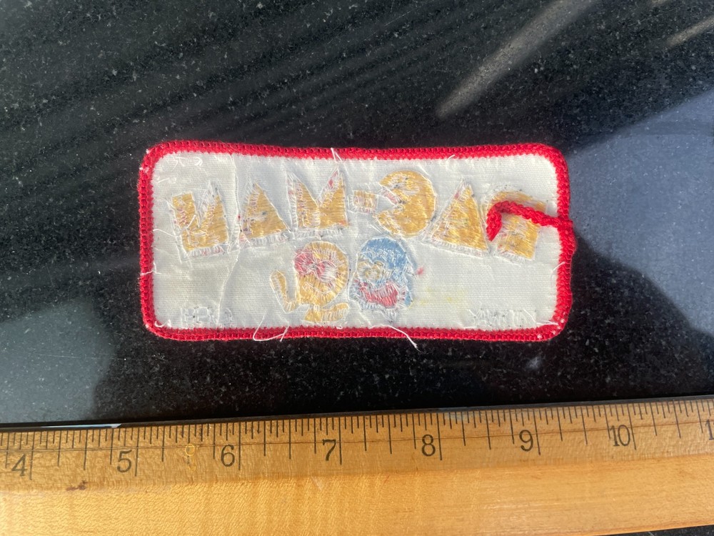 Pac Man Midway Pacman 1991 Vtg Patch