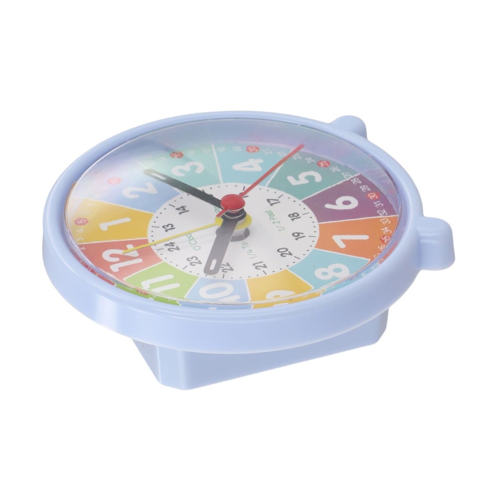 Colorful Learning Clock with Quiet Movement for Teaching Time Effectively