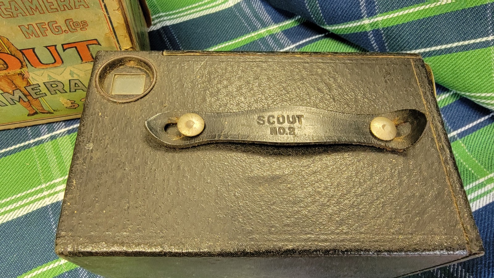 Vintage Seneca No. 2 Scout Camera in Original Box And Manual