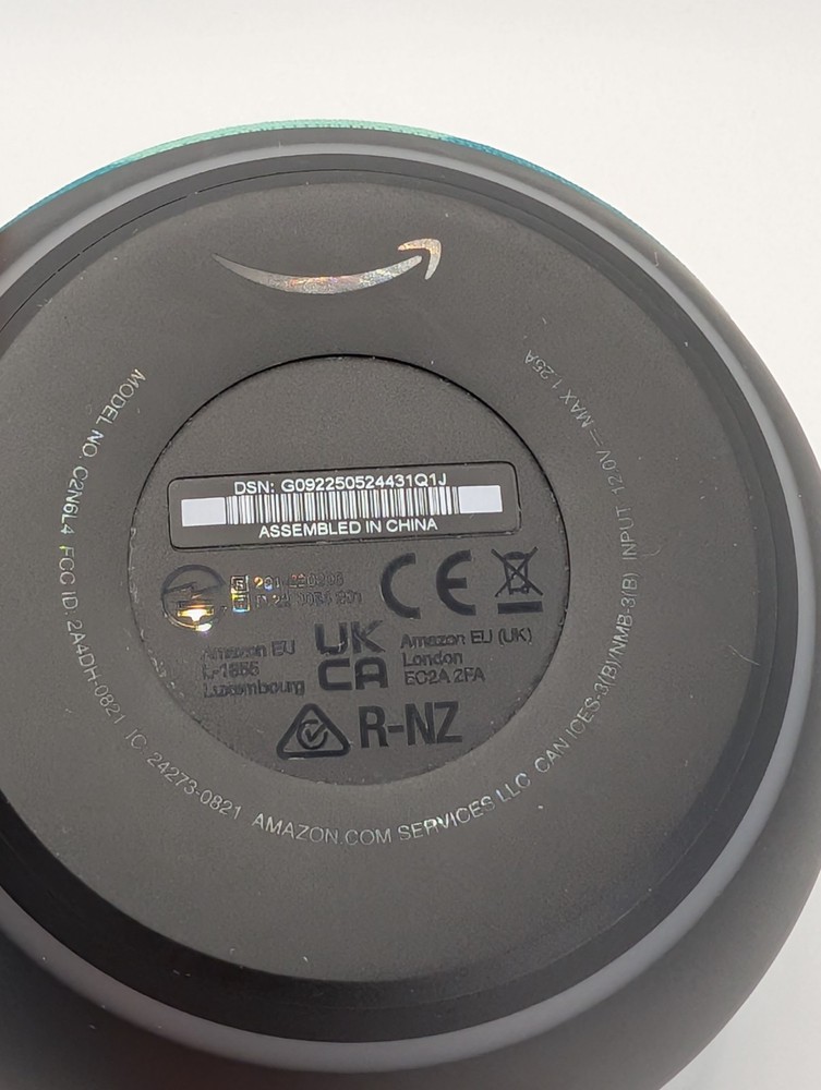 Amazon Echo Dot Kids C2N6L4 Owl Shape Wireless Bluetooth Portable Smart Speaker