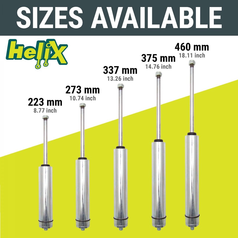 Performance Coilover Shock 460mm Length with Loop to Cantilever Pin End Nitrogen
