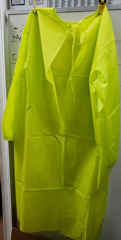 Neon polyester surgical capes