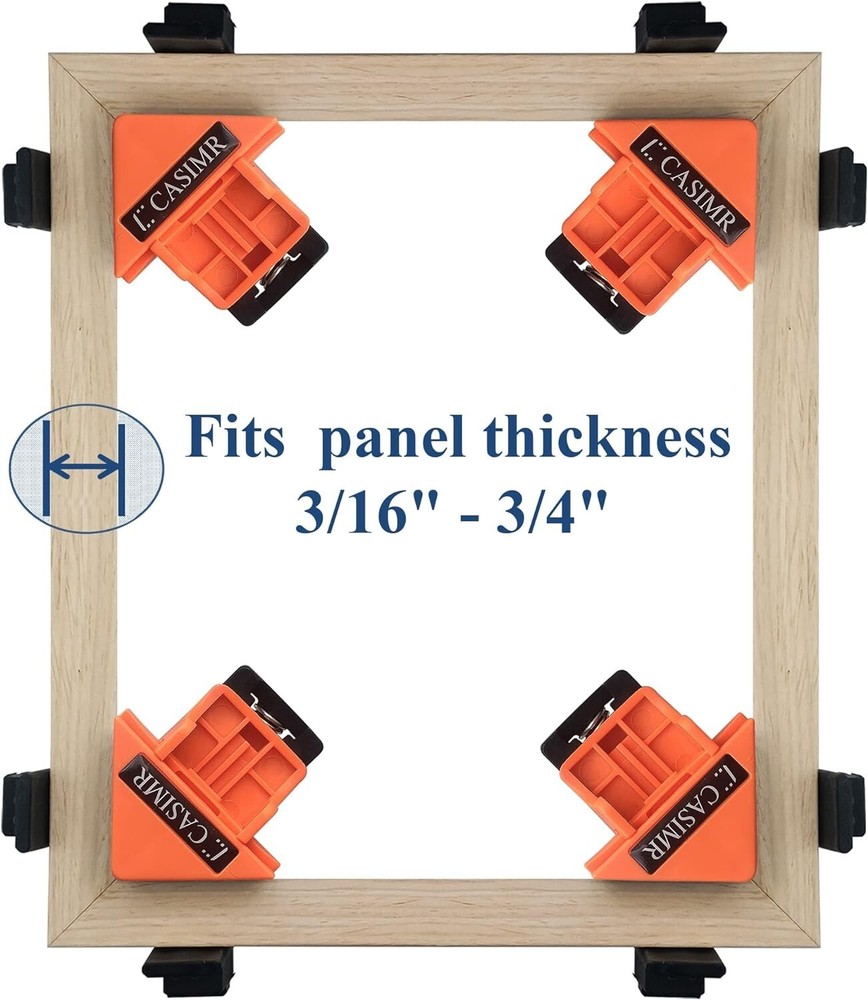 High-Tension 90-Degree Corner Clamp - Ideal Tool for Woodworking Projects