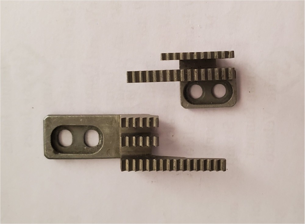 FEED DOGS FOR BERNETTE SERGER 334D WITH DIFFERENTIAL FEED