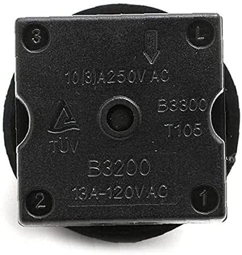 Rotary Switch 4 Position 3 Speed Selector Switch Governor with Button Fan