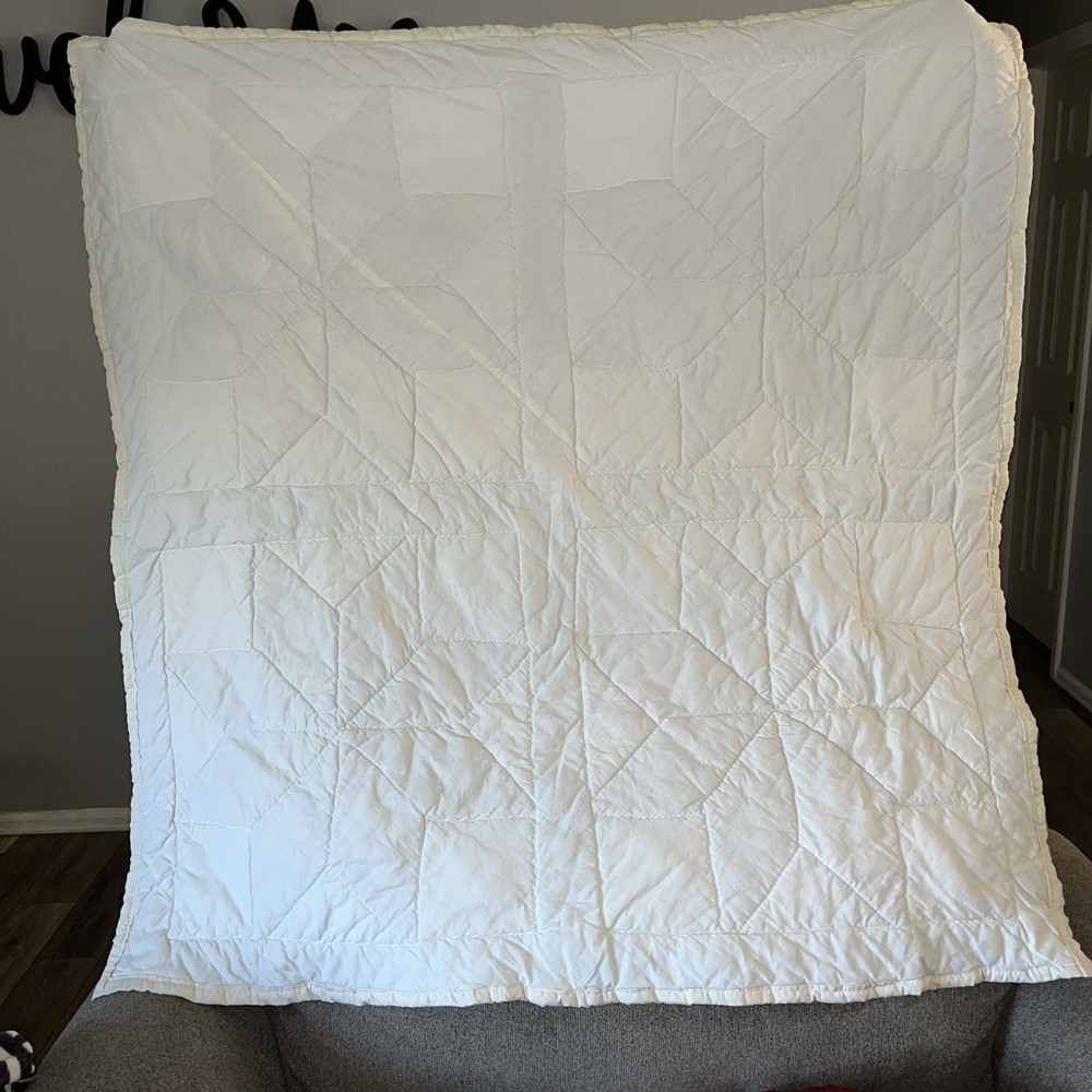 Hand Made Lap Quilt 47”x47” Square