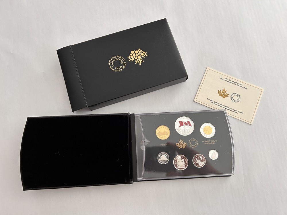 2015 canadian proof coin sets silver