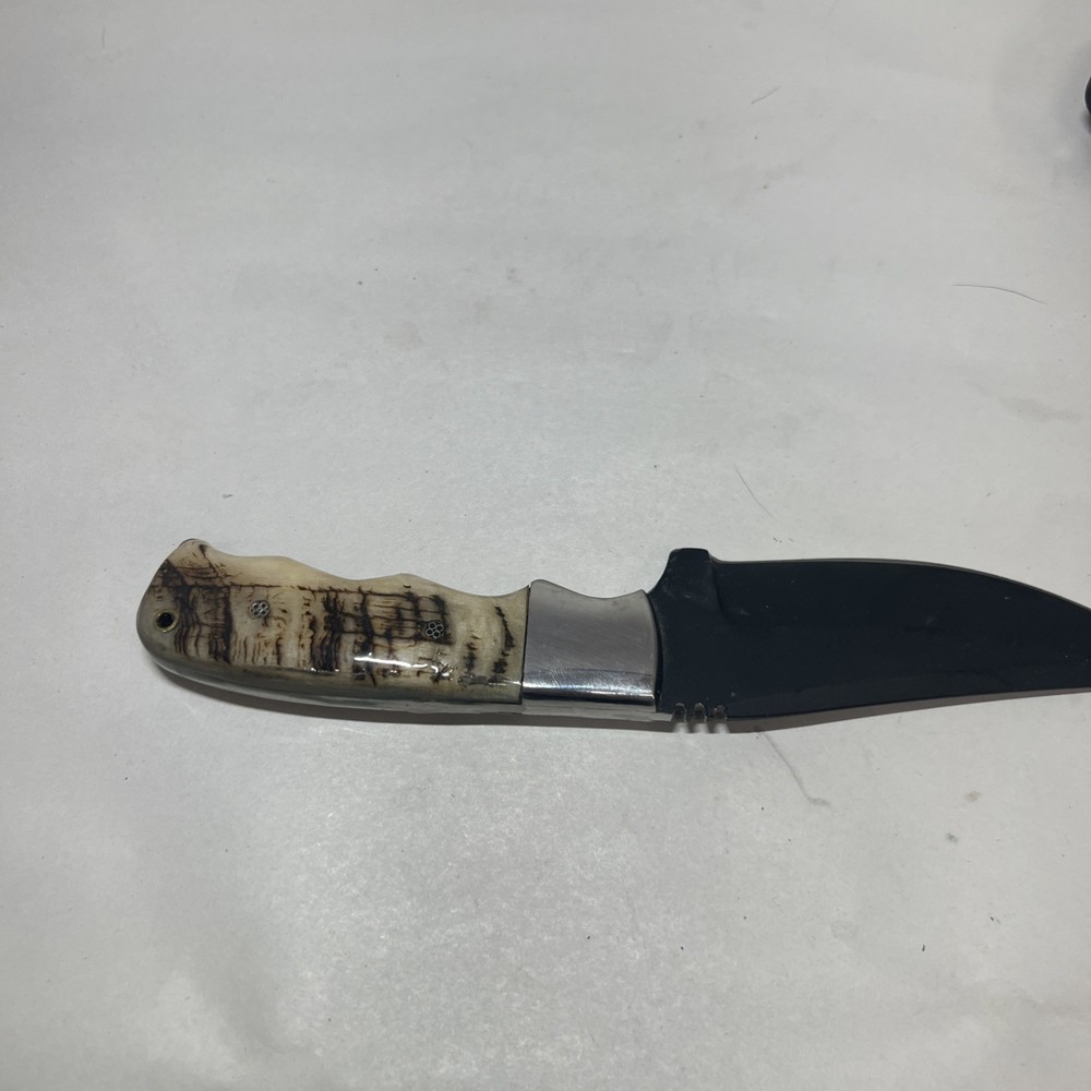 Custom 8.5”Fixed Knife w/ Bone Handle