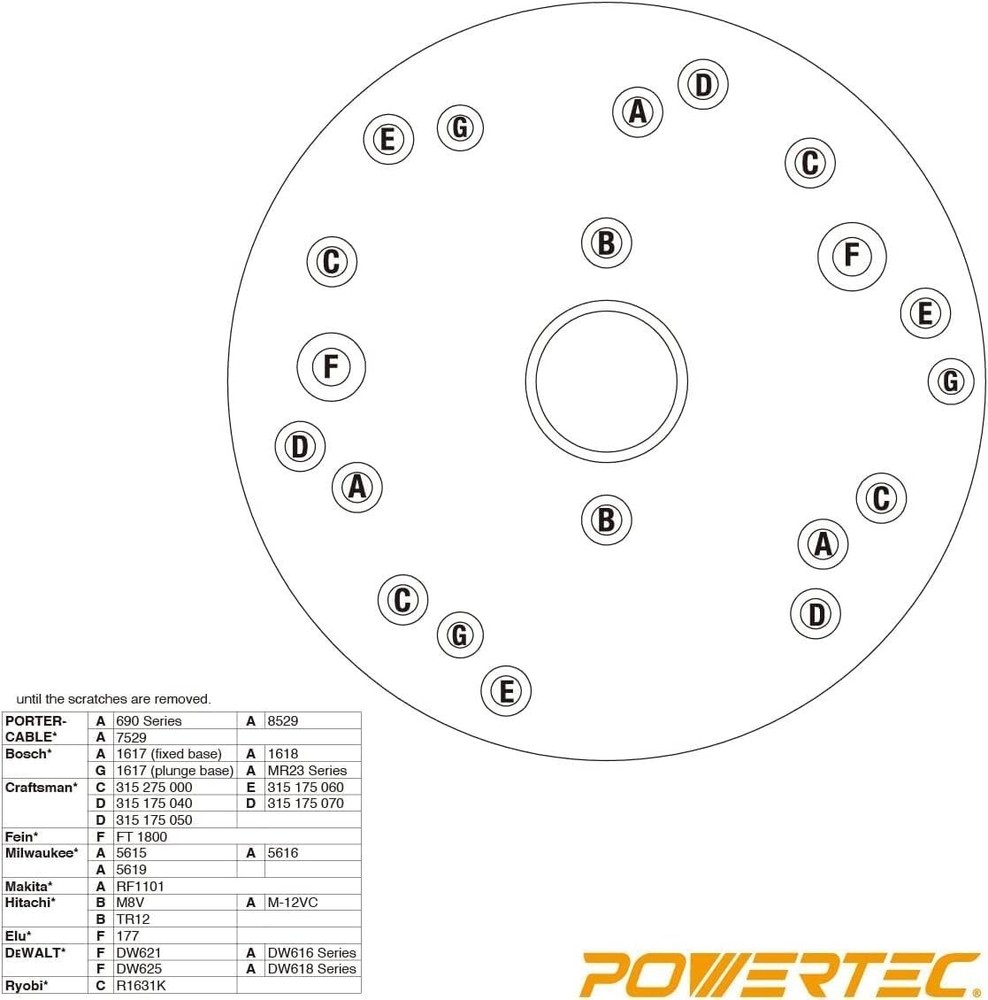 Universal Router Base & Foam Storage Tray for 110 Bits - Precision Routing Tool