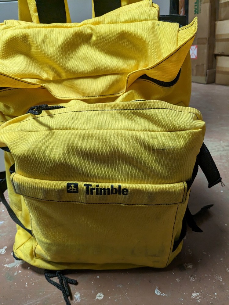 Ashtech Surveying GPS Receiver XII in yellow Trimble backpack