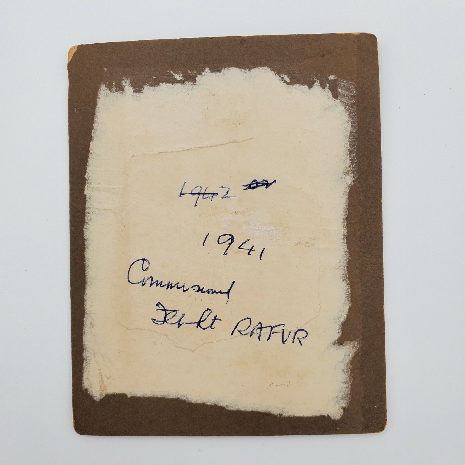 Original WW1 RFC WW2 RAFVR ADCC Officer ID Photo Group Albert Henry Adams Pilot