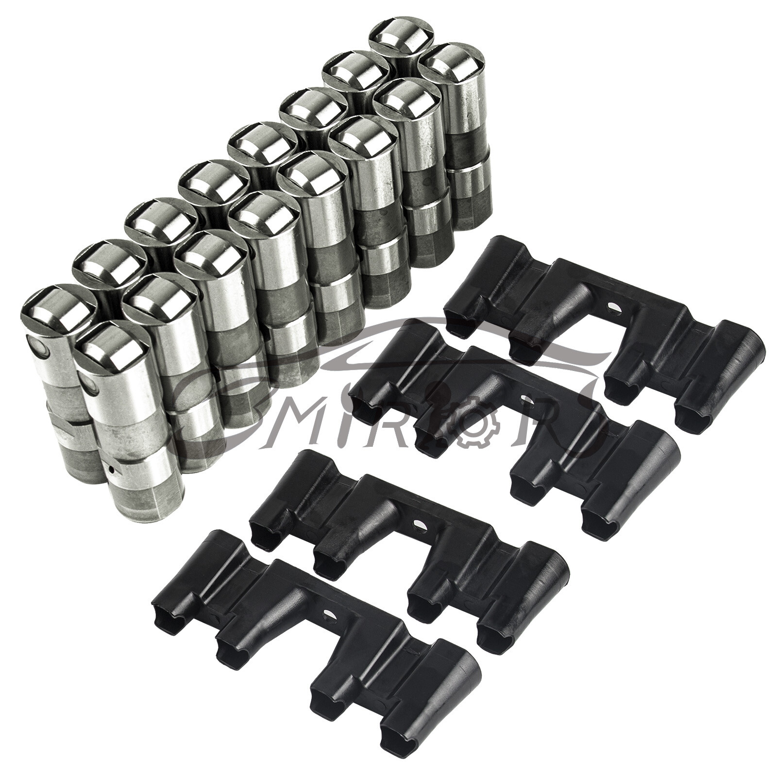 For GM LS LS1 LS3 LS7 16PC Performance Hydraulic Roller Lifters & 4 Guides Trays