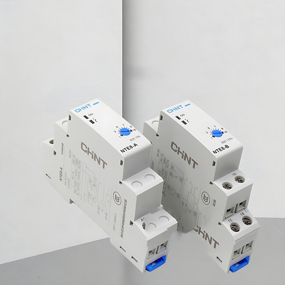 NTE8-A/B On Delay & Off Delay Timer Time Cycler Switch  DC24V AC220V Delay Relay