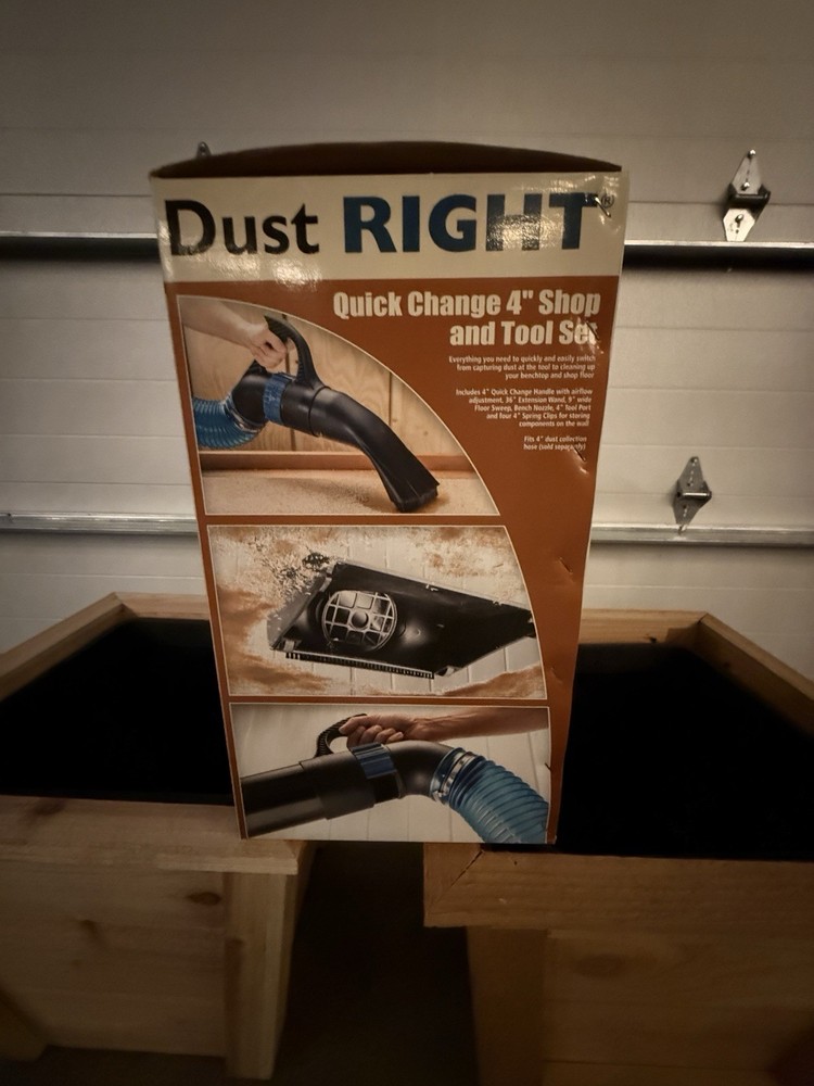 Dust Right 4” Quick Change Shop And Tool Set