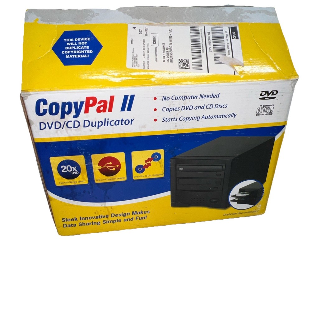 CopyPal II Auto Start Standalone DVD/CD Duplicator Copier Machine Burner NICE!!