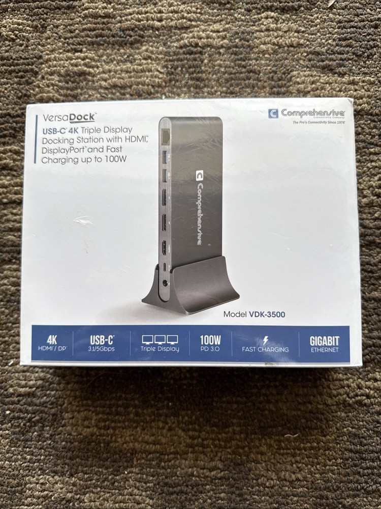 VersaDock Comprehensive USB-C 4K Triple Display Docking Station