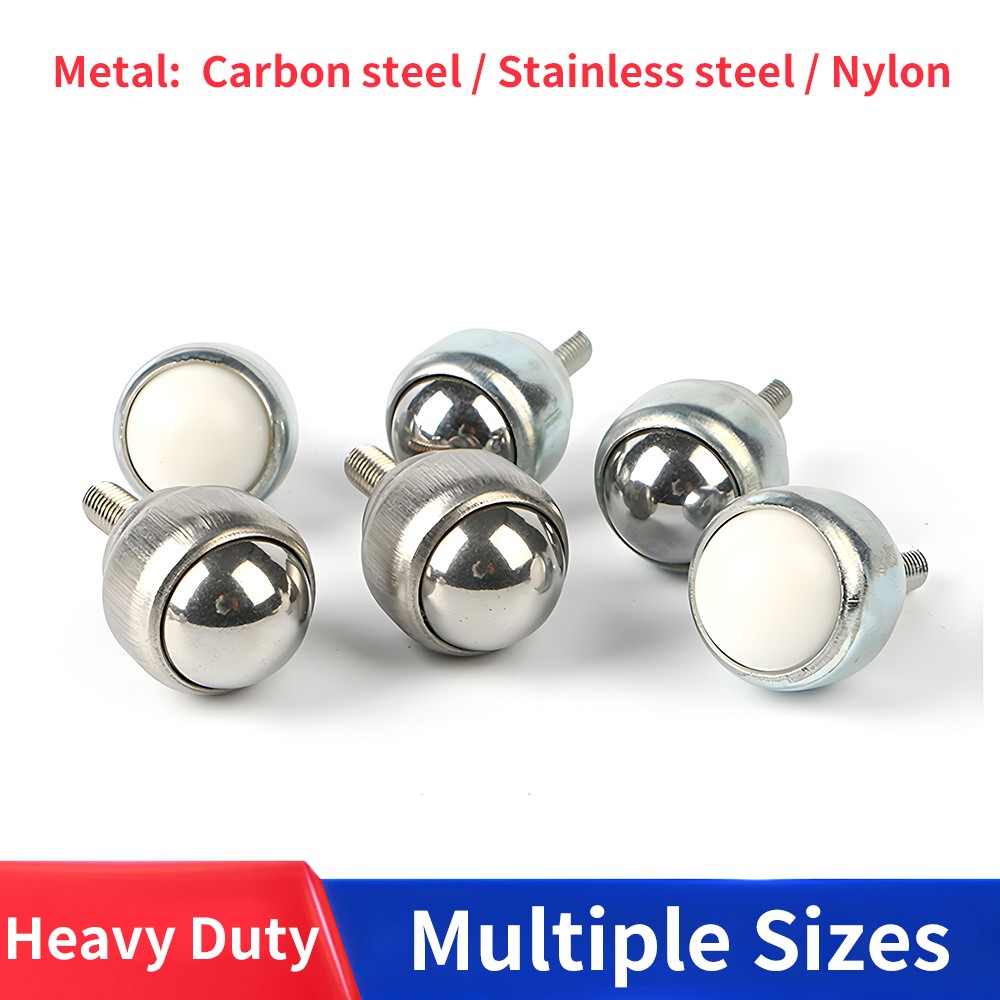 Ball Transfer Bearing Unit Casters Conveyor Roller M5 M6 M8 M10 Male Thread Bolt