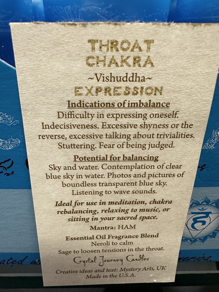 Chakra Votive Candle